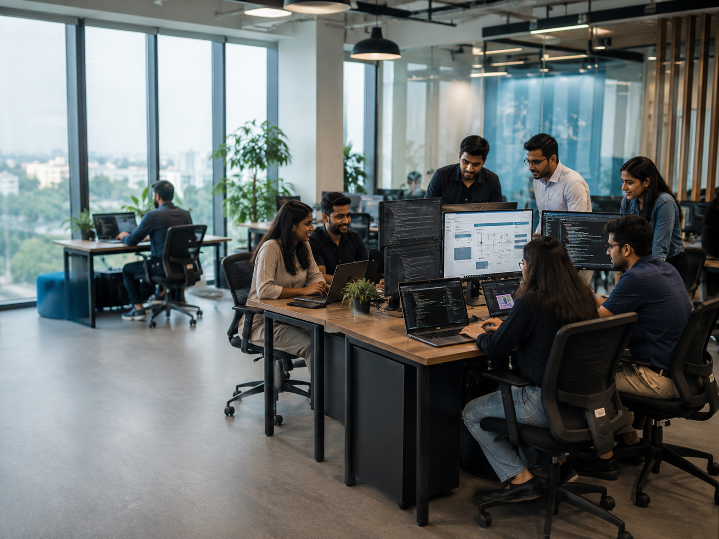 ACE SOFT SOLUTION team collaborating on digital products
